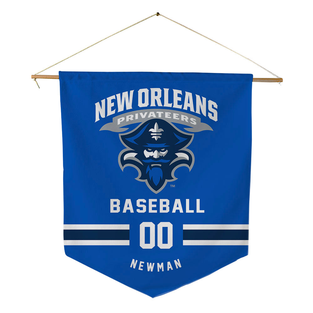 New Orleans - NCAA Baseball : Kruise Newman - Pennant - 18" x 21"-0