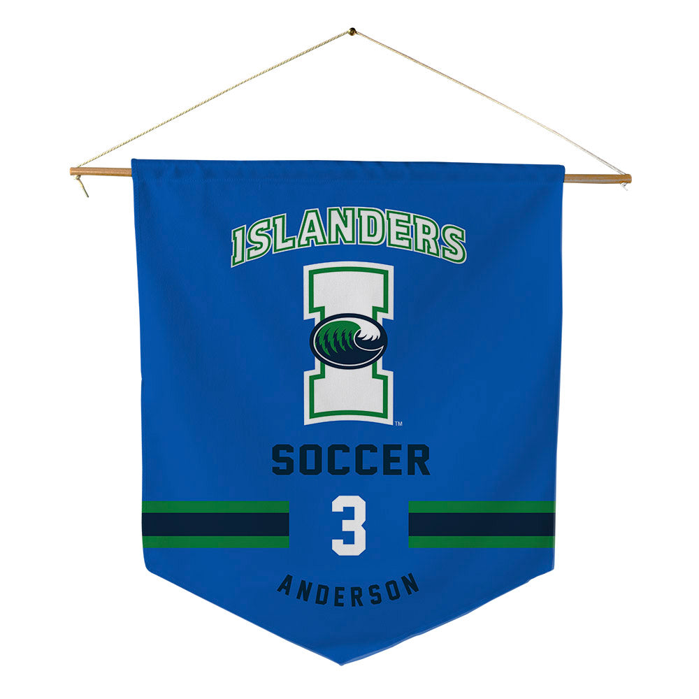 Texas A&M Corpus Christi - NCAA Women's Soccer : MyJoi Anderson - Pennant - 18" x 21"-0