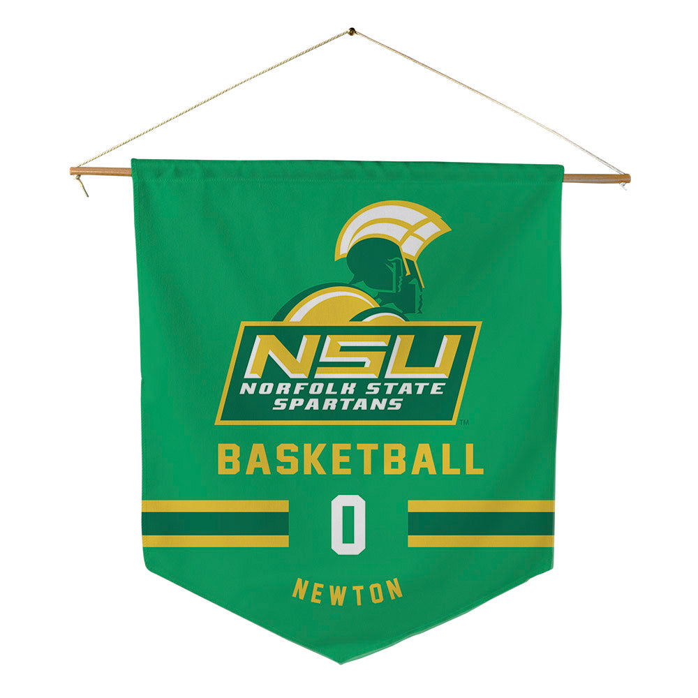 Norfolk State - NCAA Men's Basketball : Adrean Newton - Pennant - 18" x 21"-0