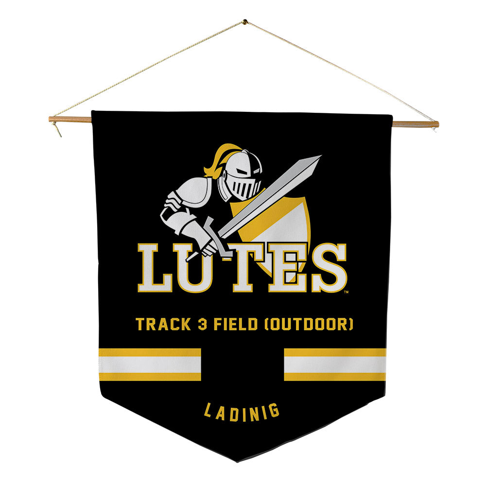 PLU - NCAA Men's Track & Field : Owen Ladinig - Pennant - 18" x 21"-0