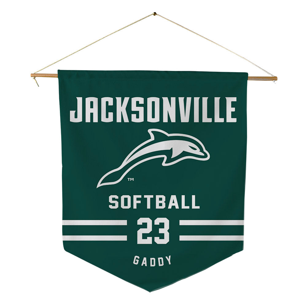 Jacksonville - NCAA Softball : Alayna Gaddy - Pennant - 18" x 21"-0
