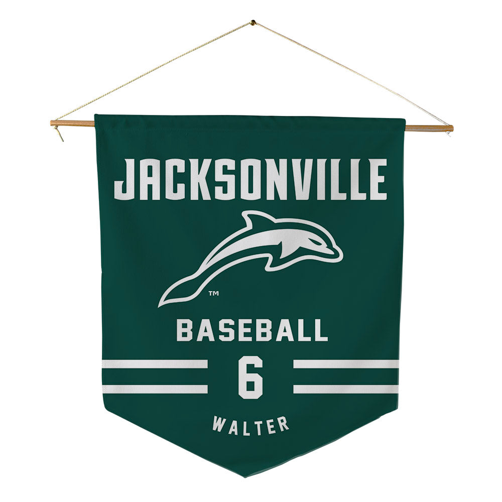 Jacksonville - NCAA Baseball : Cade Walter - Pennant - 18" x 21"-0