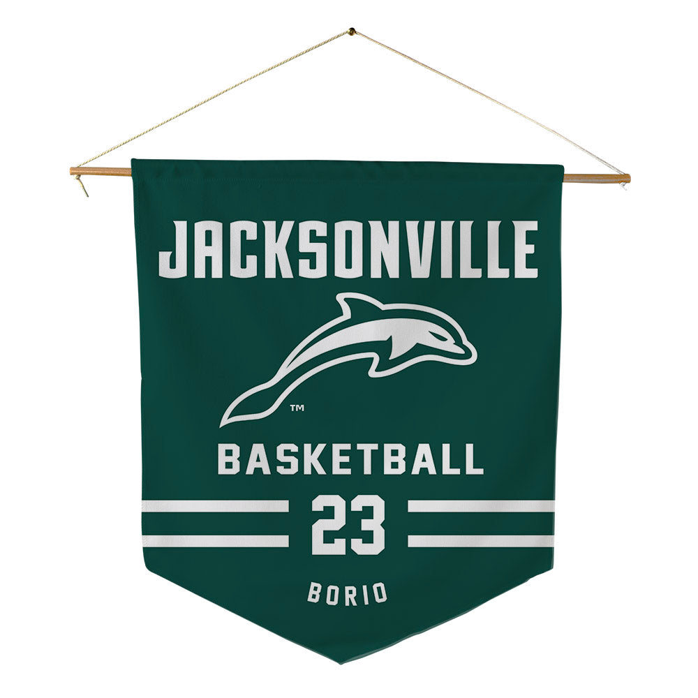 Jacksonville - NCAA Men's Basketball : Enrico Borio - Pennant - 18" x 21"-0