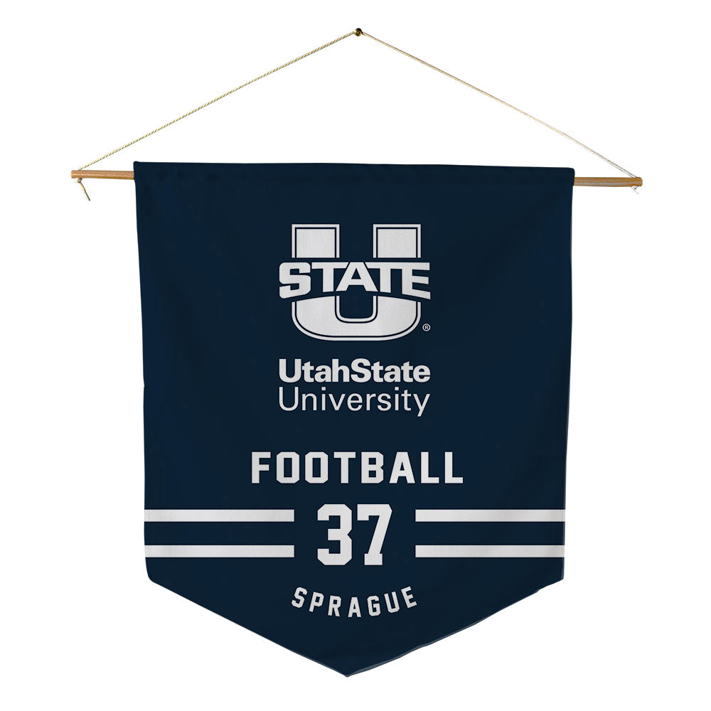 Utah State - NCAA Football : Dylan Sprague - Pennant - 18" x 21"-0