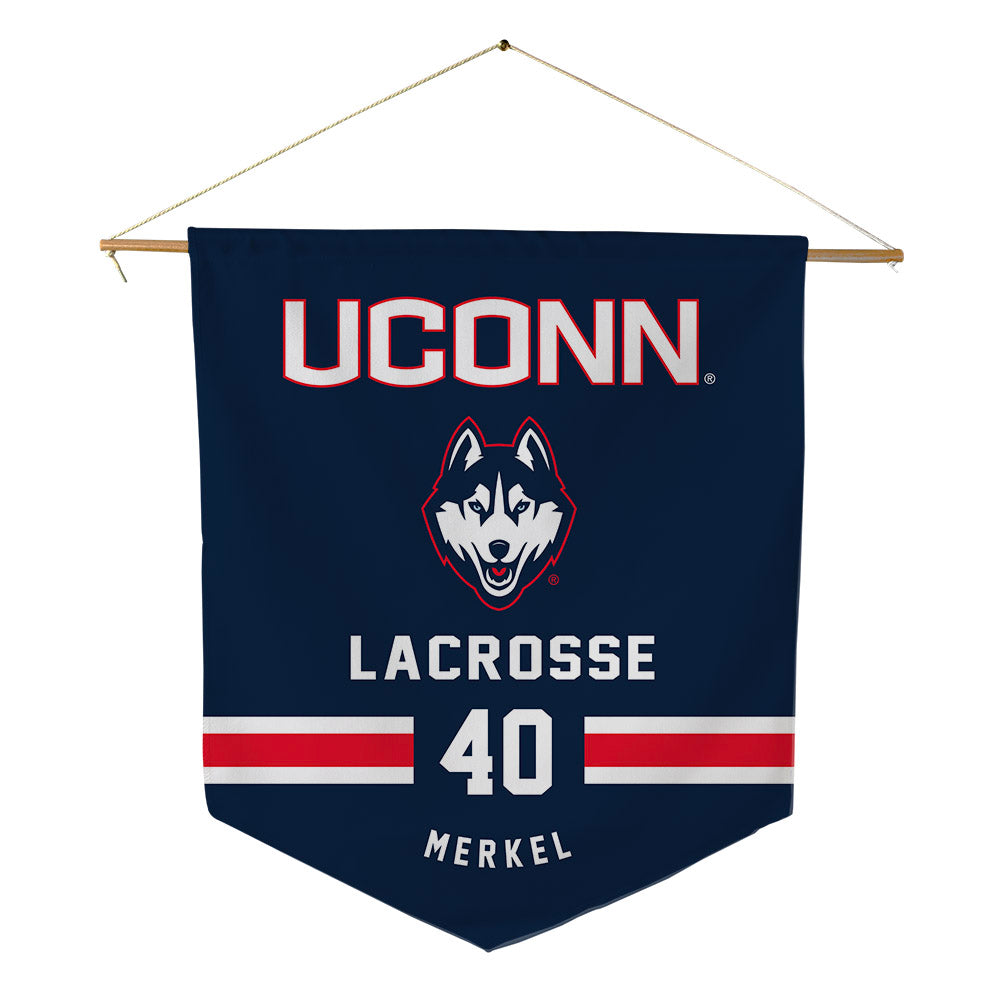UConn - NCAA Women's Lacrosse : McKenna Merkel - Pennant - 18" x 21"-0