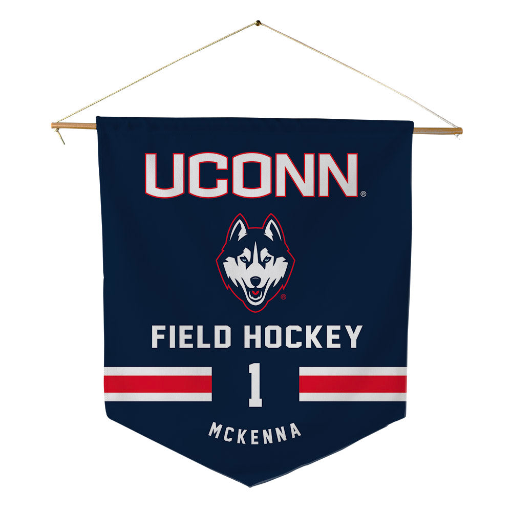 UConn - NCAA Women's Field Hockey : Natalie Mckenna - Pennant - 18" x 21"-0