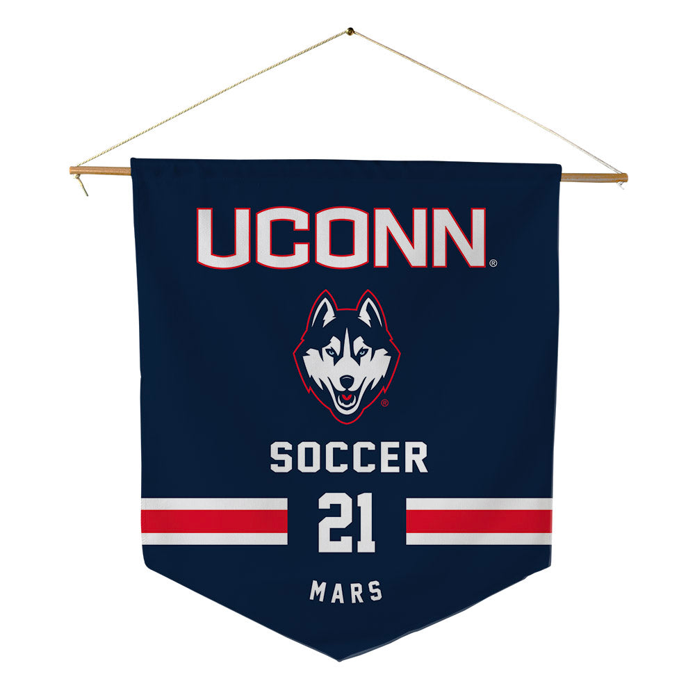 UConn - NCAA Women's Soccer : Se-Hanna Mars - Pennant - 18" x 21"-0