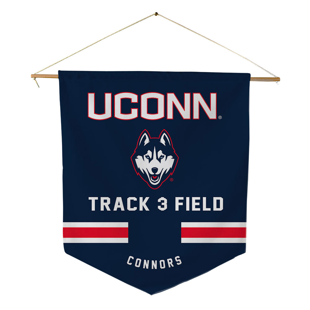 UConn - NCAA Women's Track & Field : Anna Connors - Pennant - 18" x 21"-0