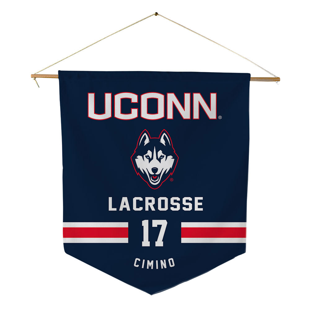 UConn - NCAA Women's Lacrosse : Ava Cimino - Pennant - 18" x 21"-0