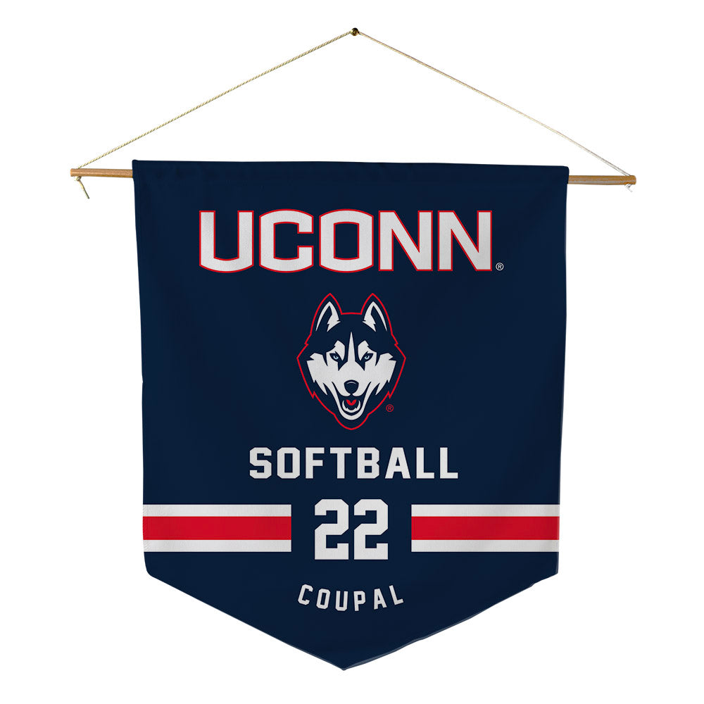UConn - NCAA Softball : Haley Coupal - Pennant - 18" x 21"-0