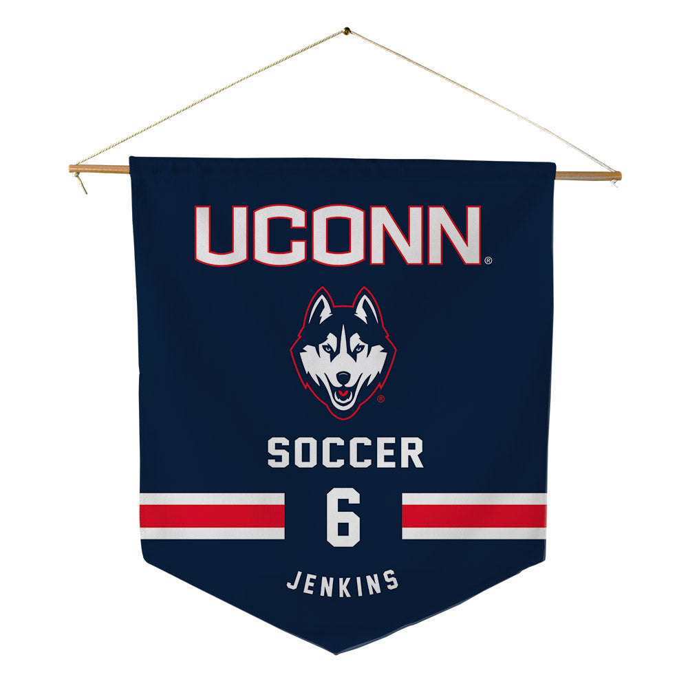 UConn - NCAA Women's Soccer : Taylor Jenkins - Pennant - 18" x 21"-0