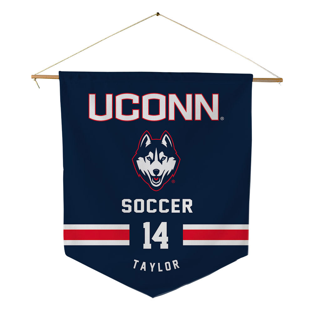 UConn - NCAA Women's Soccer : Alayna Taylor - Pennant - 18" x 21"-0