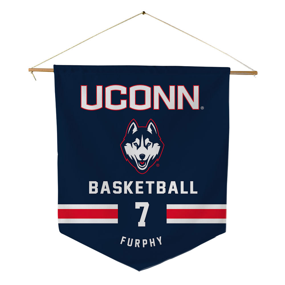 UConn - NCAA Men's Basketball : Jacob Furphy - Pennant - 18" x 21"-0