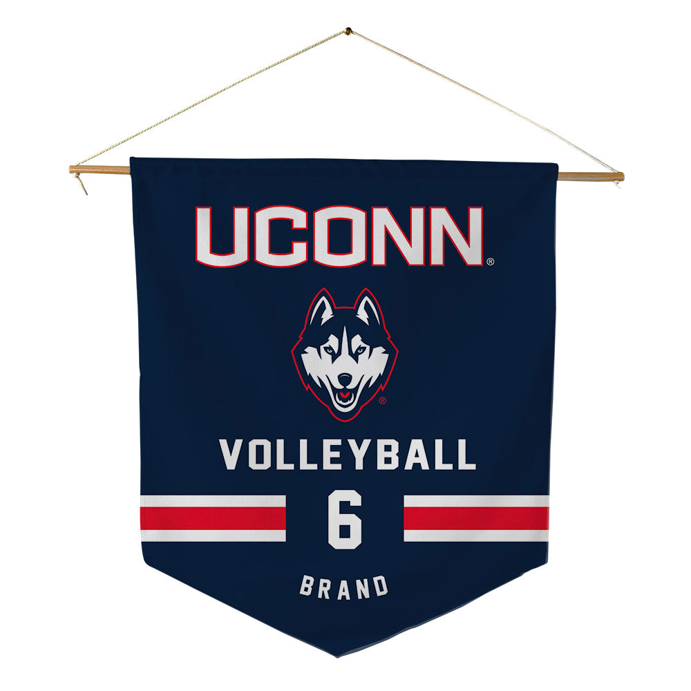 UConn - NCAA Women's Volleyball : Mckenna Brand - Pennant - 18" x 21"-0