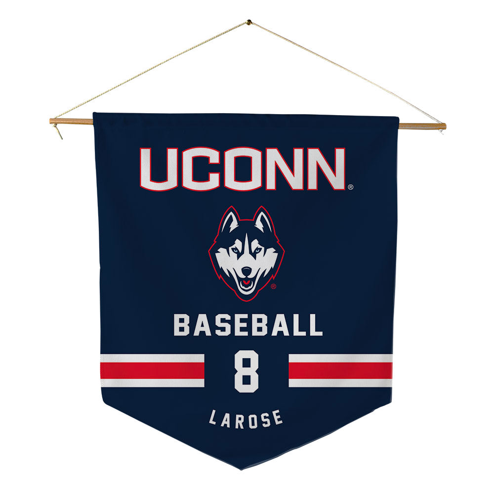 UConn - NCAA Baseball : Jack Larose - Pennant - 18" x 21"-0