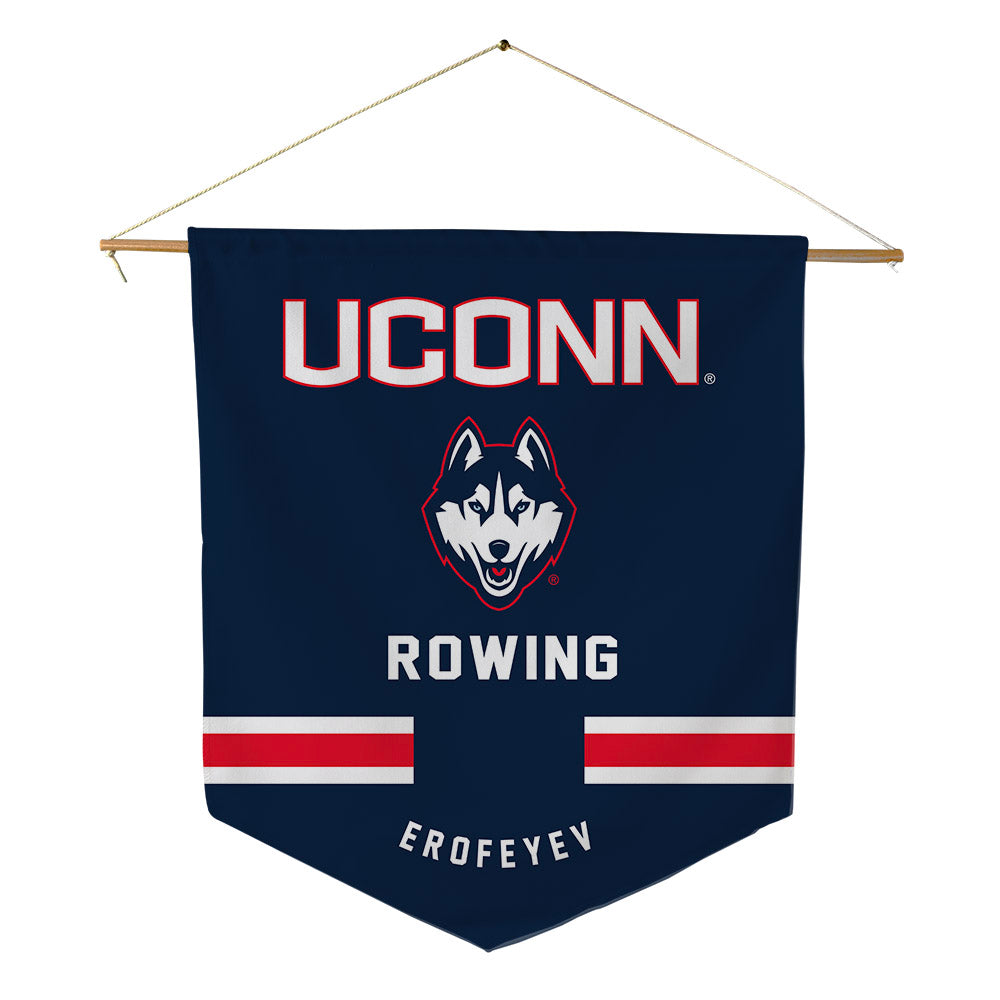 UConn - NCAA Women's Rowing : Evelyn Erofeyev - Pennant - 18" x 21"-0