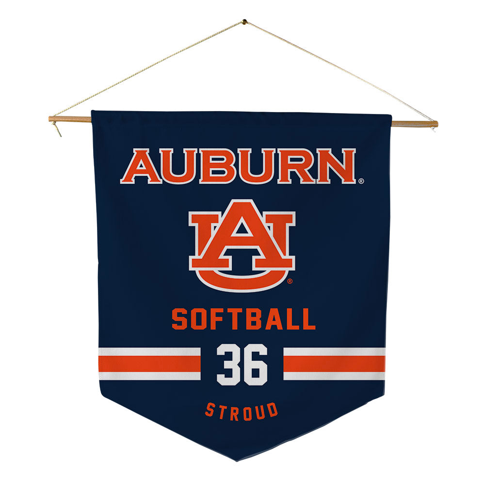 Auburn - NCAA Softball : Kyla Stroud - Pennant - 18" x 21"-0