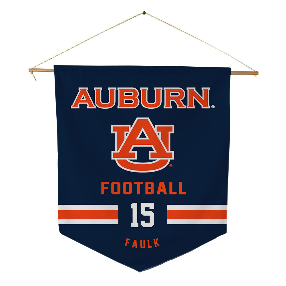 Auburn - NCAA Football : Keldric Faulk - Pennant - 18" x 21"-0