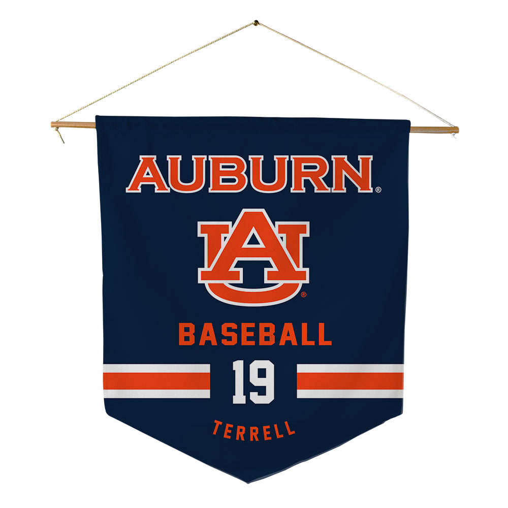 Auburn - NCAA Baseball : Bub Terrell - Pennant - 18" x 21"-0