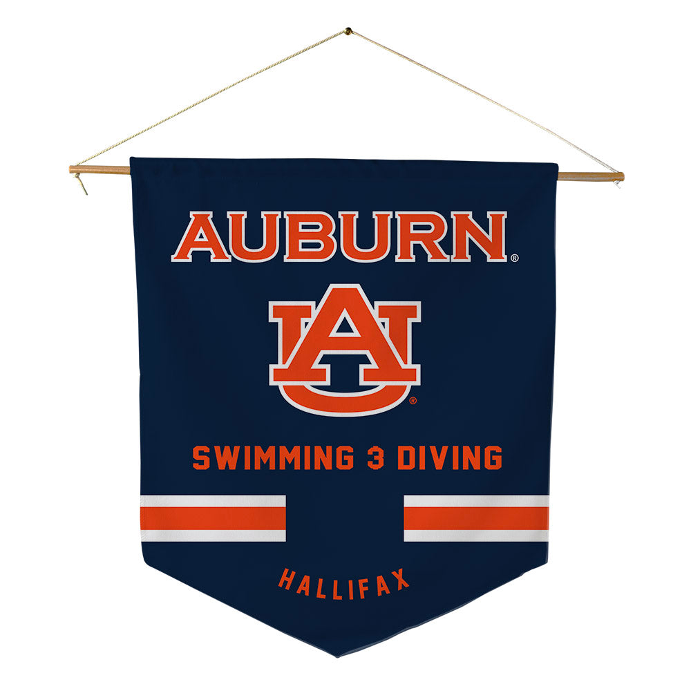 Auburn - NCAA Women's Swimming & Diving : Emily HALLIFAX - Pennant - 18" x 21"-0