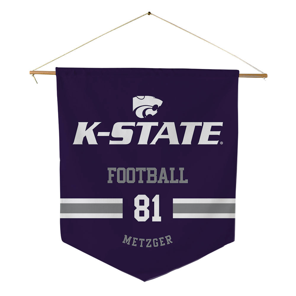 Kansas State - NCAA Football : Andrew Metzger - Pennant - 18" x 21"-0