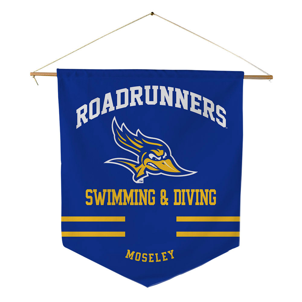 CSU Bakersfield - NCAA Men's Swimming & Diving : Julian Moseley - Pennant - 18" x 21"-0