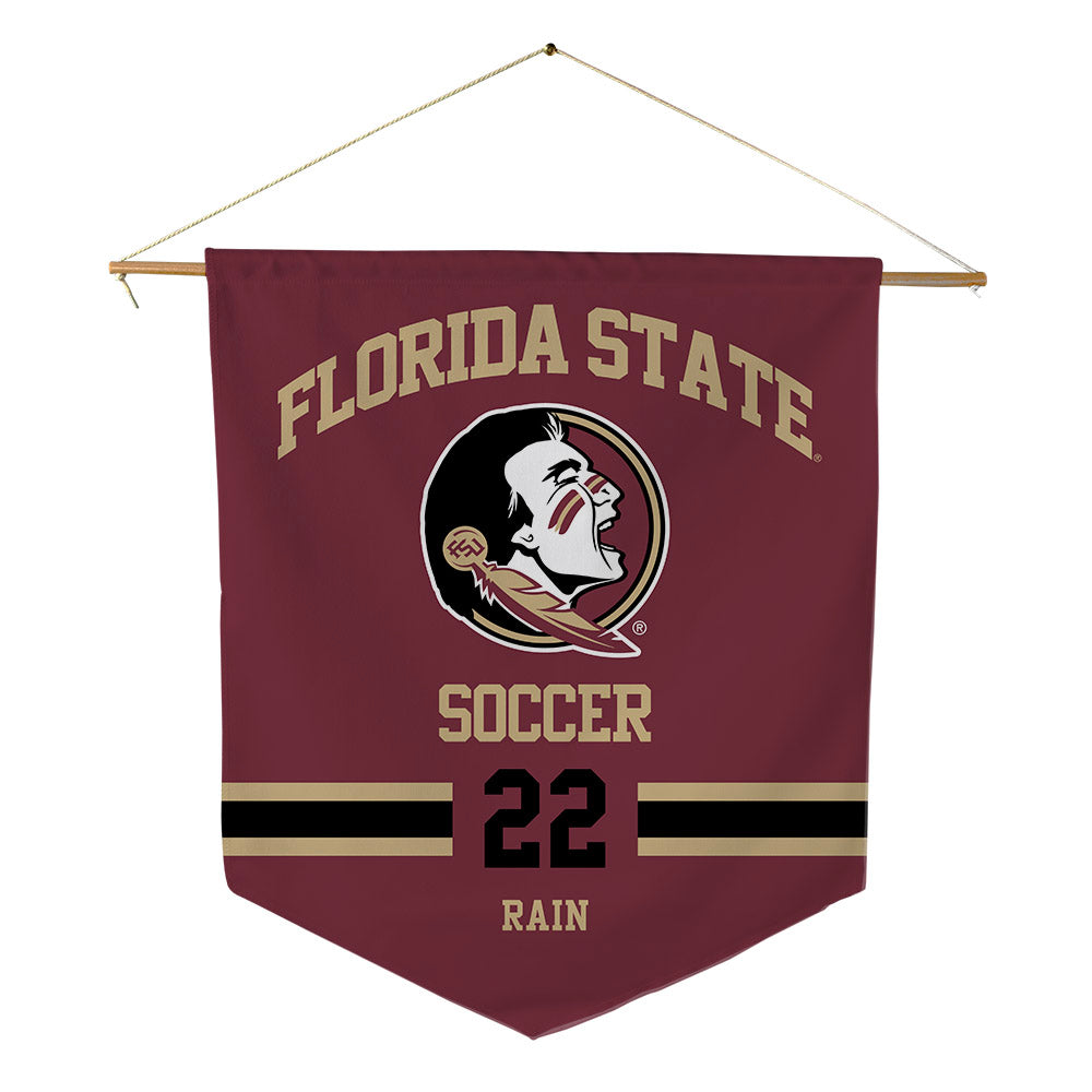 FSU - NCAA Women's Soccer : Claire Rain - Pennant - 18" x 21"-0