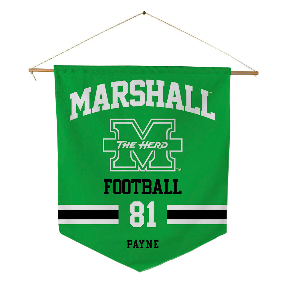 Marshall - NCAA Football : Toby Payne - Pennant - 18" x 21"-0