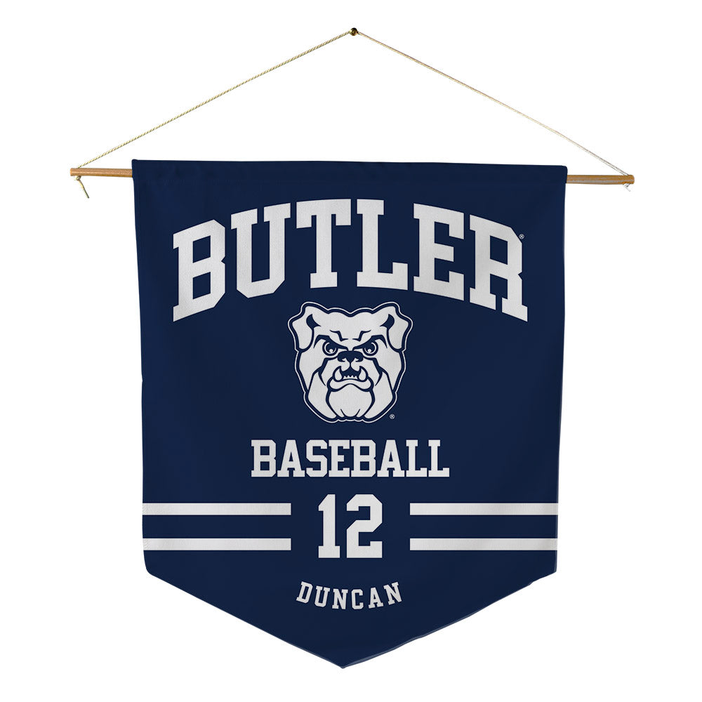 Butler - NCAA Baseball : Gunnar Duncan - Pennant - 18" x 21"-0