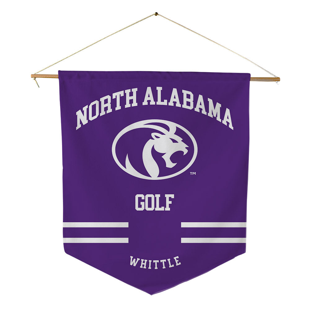 North Alabama - NCAA Women's Golf : Olivia Whittle - Pennant - 18" x 21"-0