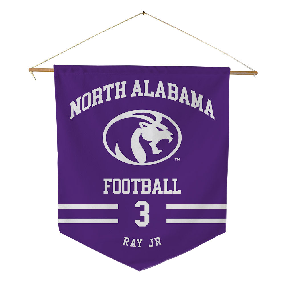North Alabama - NCAA Football : Jermaine Ray jr - Pennant - 18" x 21"-0