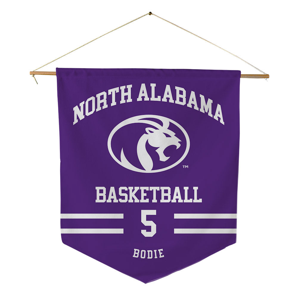 North Alabama - NCAA Men's Basketball : Kedar Bodie - Pennant - 18" x 21"-0