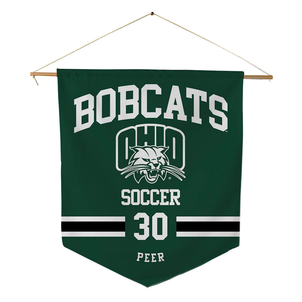 Ohio - NCAA Women's Soccer : Melia Peer - Pennant - 18" x 21"-0