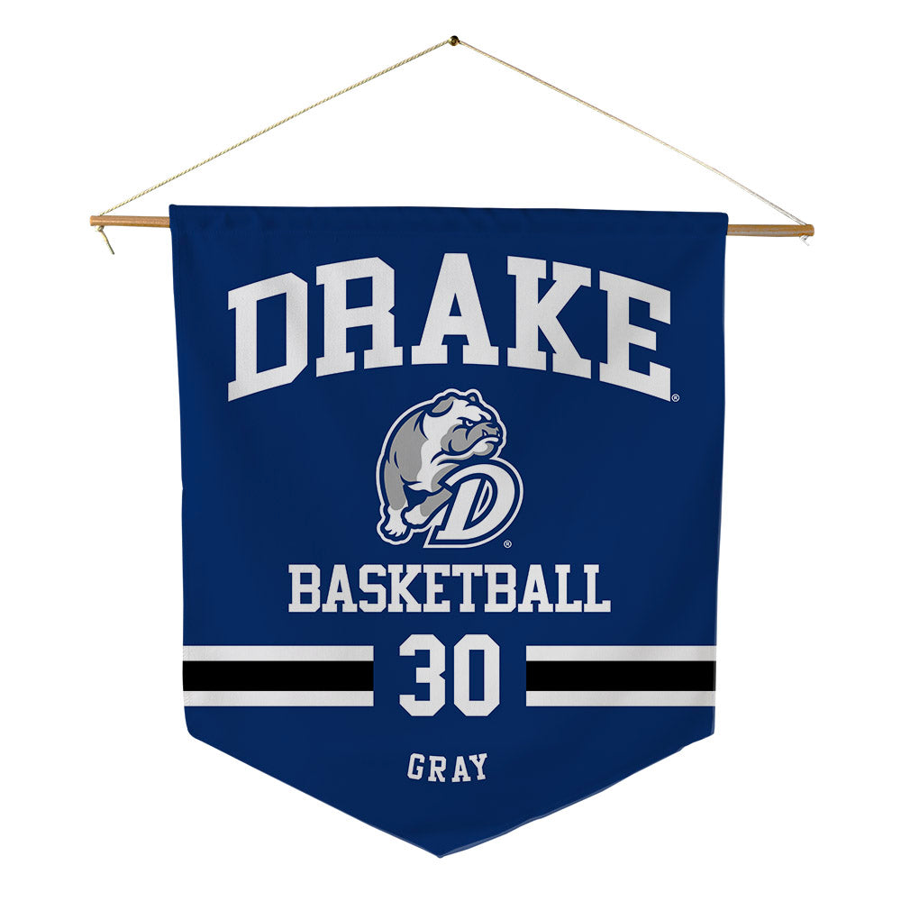 Drake - NCAA Women's Basketball : Taedyn Gray - Pennant - 18" x 21"-0