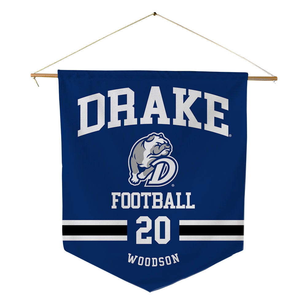 Drake - NCAA Football : Luke Woodson - Pennant - 18" x 21"-0