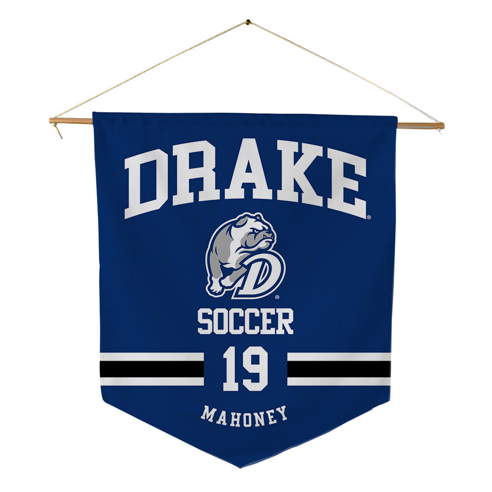 Drake - NCAA Women's Soccer : Zoey Mahoney - Pennant - 18" x 21"-0