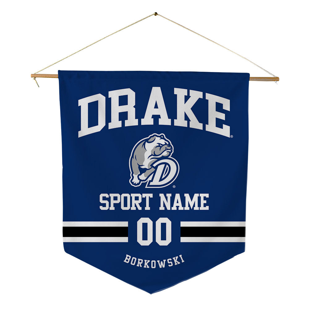 Drake - NCAA Women's Rowing : Zoey Borkowski - Pennant - 18" x 21"-0