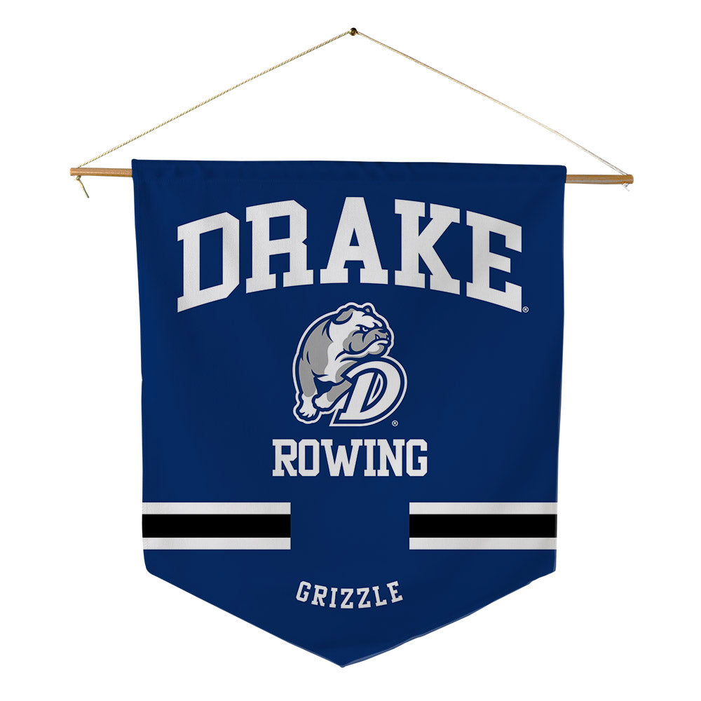 Drake - NCAA Women's Rowing : Lucy Grizzle - Pennant - 18" x 21"-0