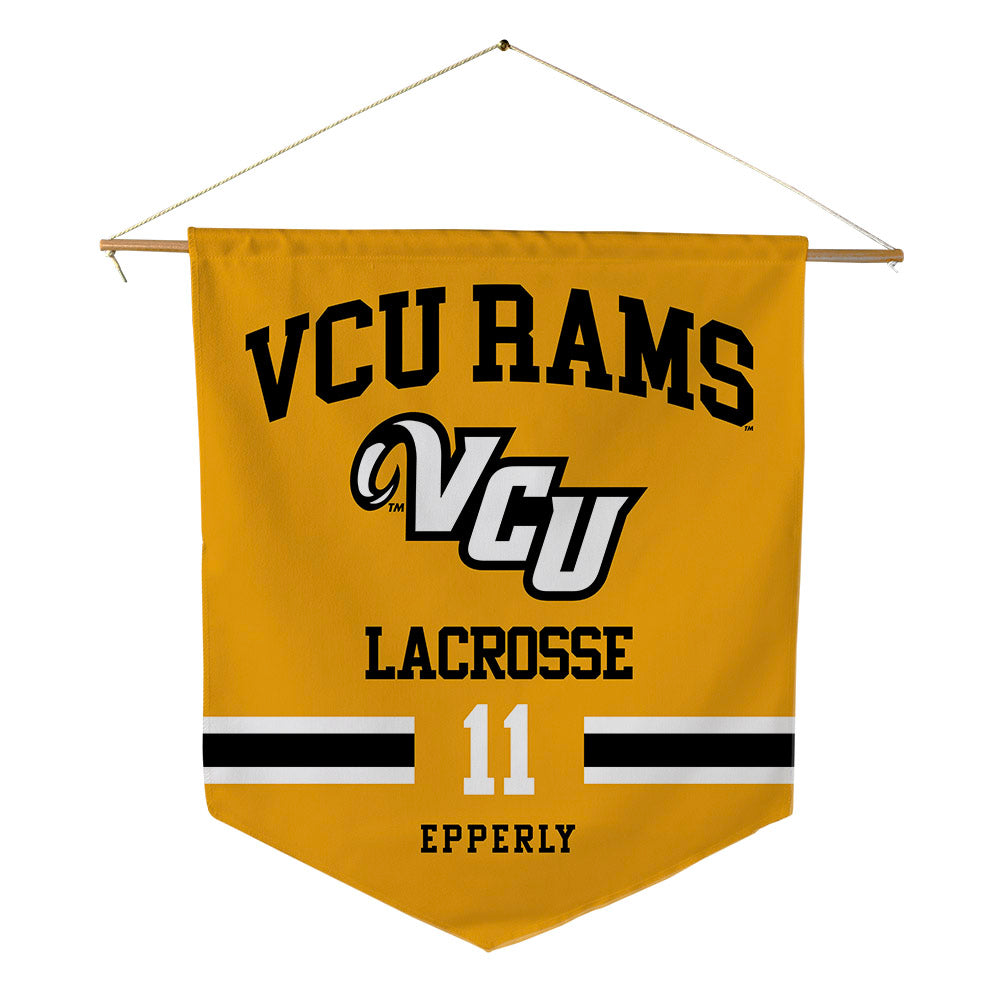 VCU - NCAA Women's Lacrosse : Kenson Epperly - Pennant - 18" x 21"-0