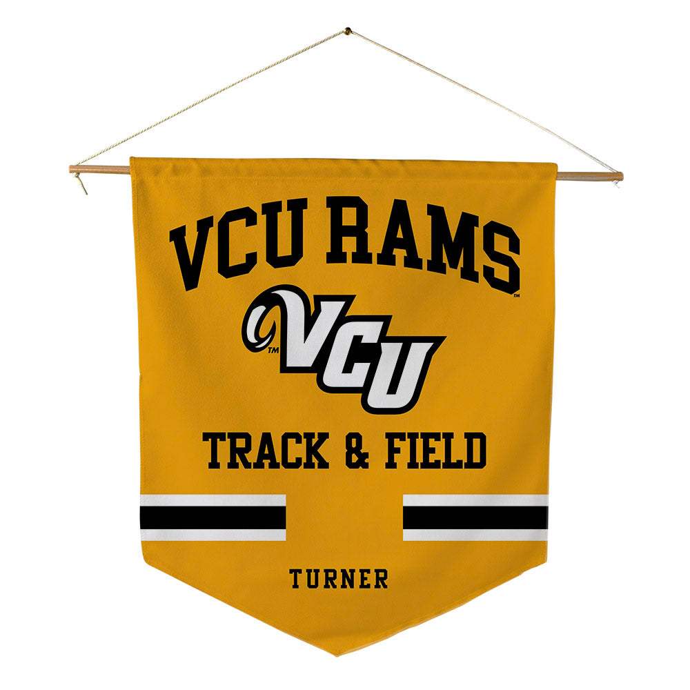 VCU - NCAA Men's Track & Field : Diego Turner - Pennant - 18" x 21"-0