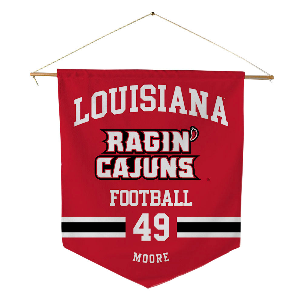 Louisiana - NCAA Football : Travin Moore - Pennant - 18" x 21"-0