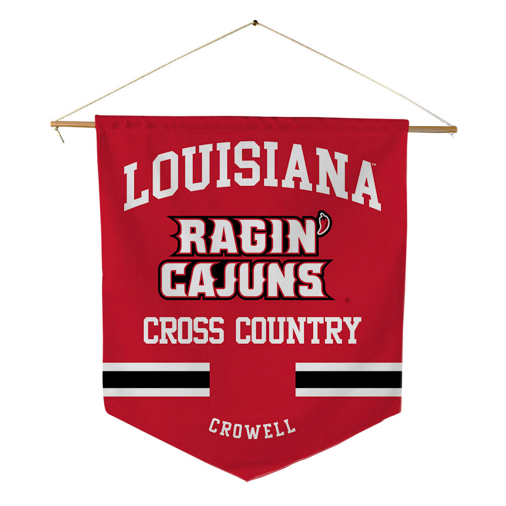Louisiana - NCAA Women's Cross Country : Chloe Crowell - Pennant - 18" x 21"-0