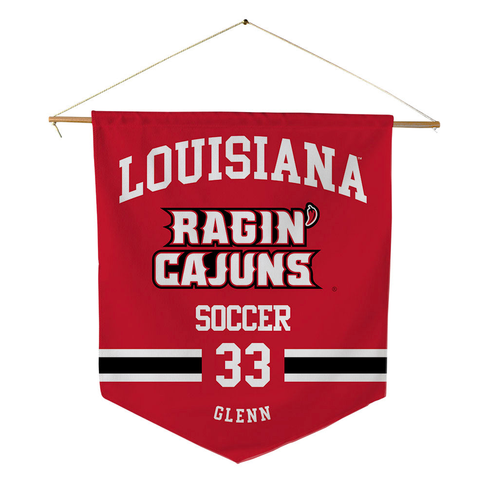 Louisiana - NCAA Women's Soccer : Carson Glenn - Pennant - 18" x 21"-0