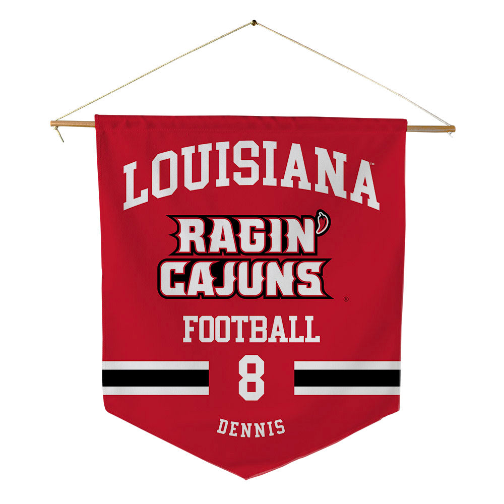 Louisiana - NCAA Football : Rahji Dennis - Pennant - 18" x 21"-0