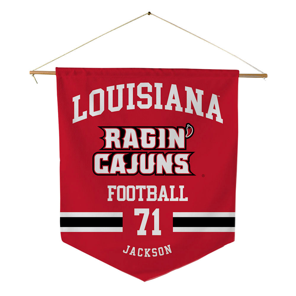 Louisiana - NCAA Football : George Jackson - Pennant - 18" x 21"-0