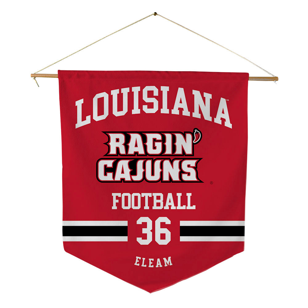 Louisiana - NCAA Football : Maurion Eleam - Pennant - 18" x 21"-0