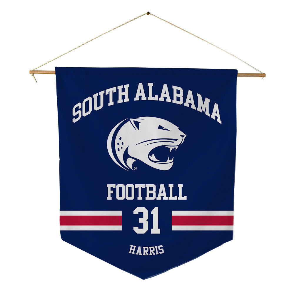 South Alabama - NCAA Football : Mike Harris - Pennant - 18" x 21"-0