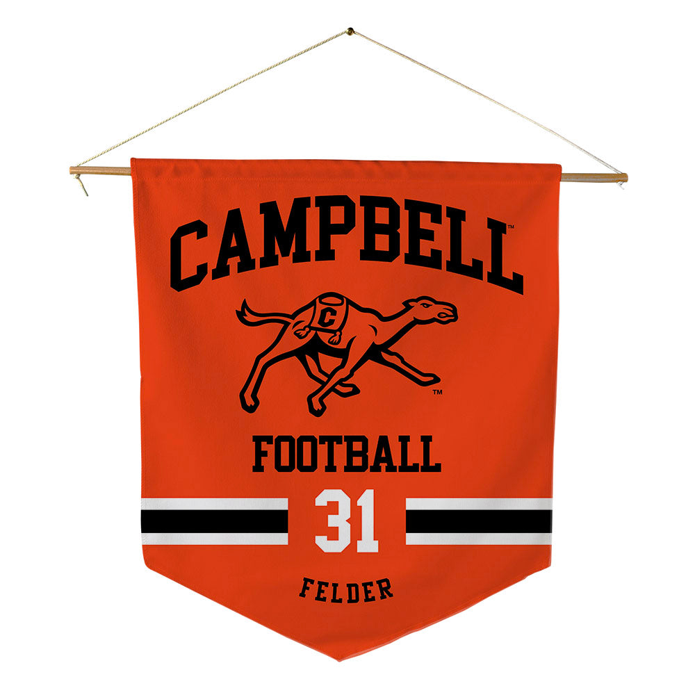 Campbell - NCAA Football : Kado Felder - Pennant - 18" x 21"-0