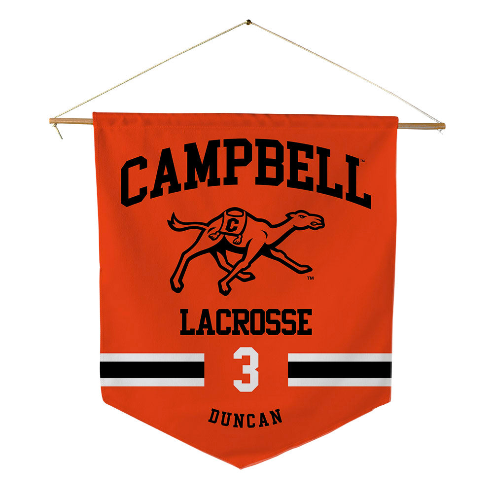 Campbell - NCAA Women's Lacrosse : McKenna Duncan - Pennant - 18" x 21"-0