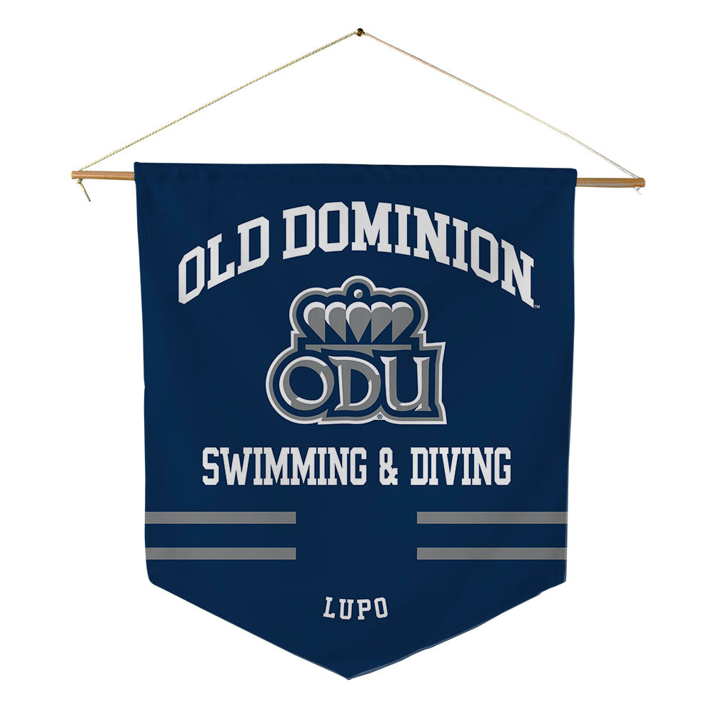 Old Dominion - NCAA Women's Swimming & Diving : Anna Lupo - Pennant - 18" x 21"-0